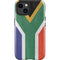 South Africa Flag Distressed iPhone 14 Plus Impact Case